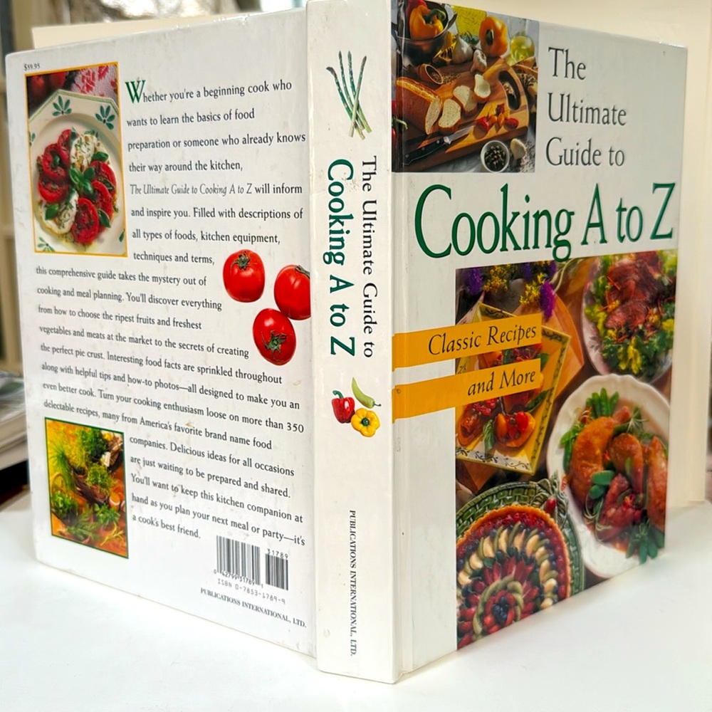 White and Green Kitchen Cookbook for Culinary Enthusiasts